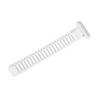 Powerslide buckle plastic strap white 10cm, 1 gab.