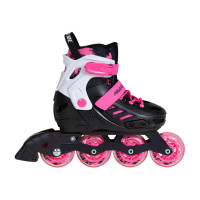 Powerslide One Khaan Jr. SQD2 pink детские роликовые коньки