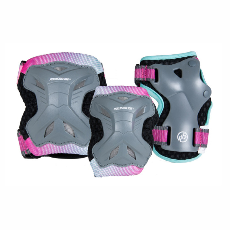 Powerslide Kids Pro Girls 3set bērnu aizsargu komplekts