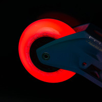 Powerslide Neons 80mm/85a red LED skrituļslidu riteņi, 4 gab.