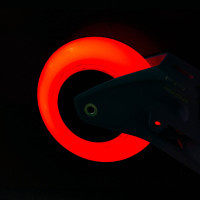 Powerslide Neons 90mm/85a red LED skrituļslidu riteņi, 4 gab.