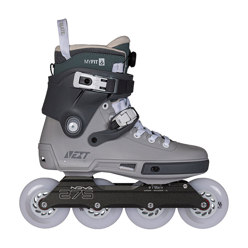 Powerslide Next 80 PDS asphalt grey skrituļslidas