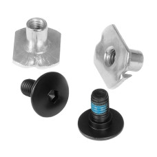 Powerslide Next cuff screw set black, 2 шт.