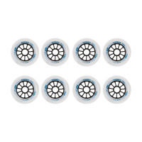 Powerslide Phoenix 100mm DD hard inline skate wheels, 8 pcs.