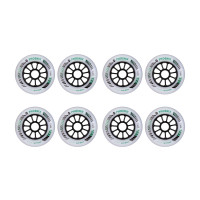 Powerslide Phoenix 100mm DD medium inline skate wheels, 8 pcs.