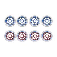 Powerslide Phoenix 110mm DD hard inline skate wheels, 8 pcs.