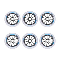 Powerslide Phoenix 125mm DD hard inline skate wheels, 6 pcs.