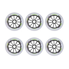 Powerslide Phoenix 125mm DD medium inline skate wheels, 6 pcs.