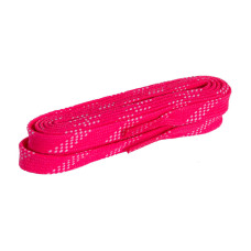 Powerslide pink/white waxed шнурки для роликовых коньков