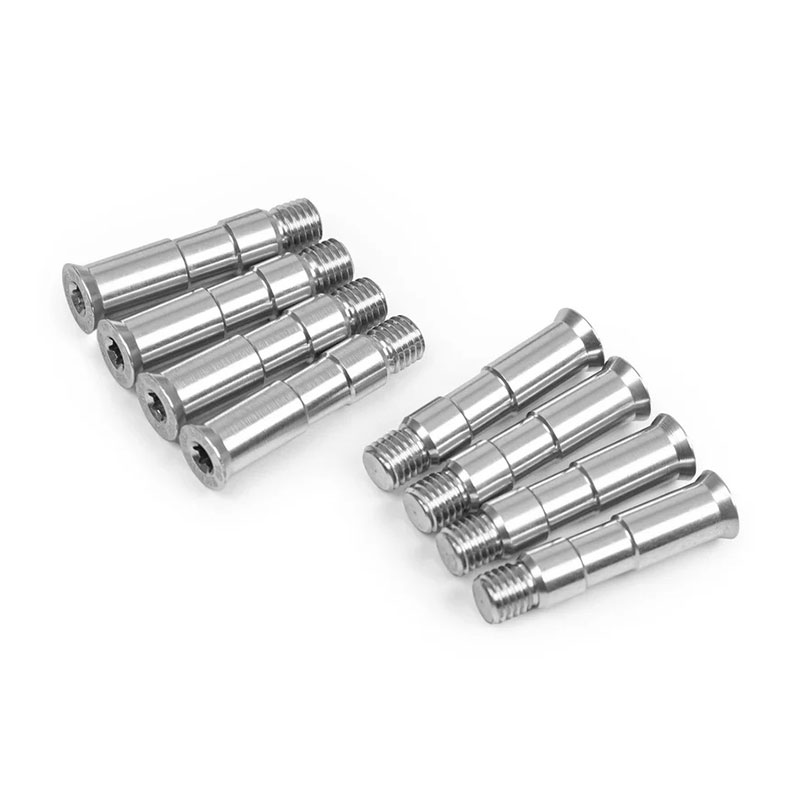 Powerslide SL single axle 8mm/L33mm M7 Alu torx, 8 gab.
