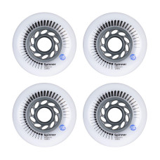 Powerslide Spinner 90mm/88a white skrituļslidu riteņi, 4 gab.