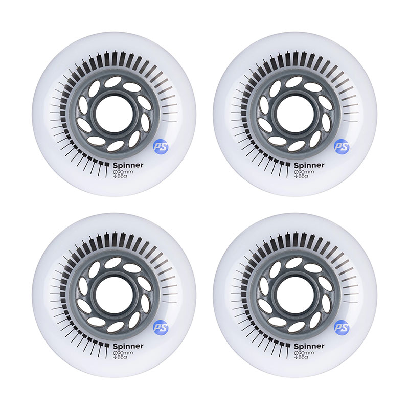 Powerslide Spinner 90mm/88a white skrituļslidu riteņi, 4 gab.