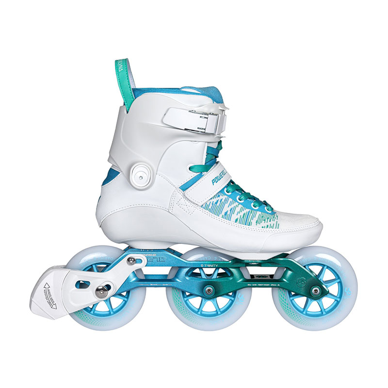 Powerslide Swell Sheila 110 white/blue skrituļslidas