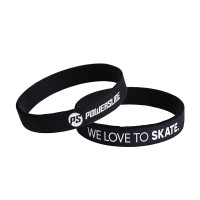 Powerslide WE LOVE TO SKATE black bracelet