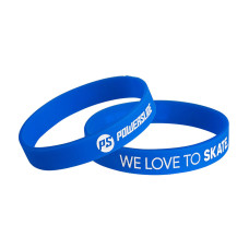 Powerslide WE LOVE TO SKATE blue bracelet aproce