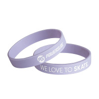 Powerslide WE LOVE TO SKATE lavender bracelet