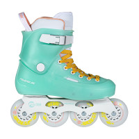 Powerslide Zoom baby blue 80 skates