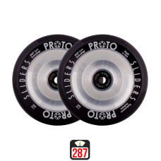 Proto Full Core Sliders 110mm black on raw skrejriteņu riteņi, 2 gab.