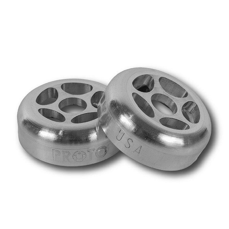 Proto Orbit bar ends silver skrejriteņu stūres uzgaļi, 2 gab.