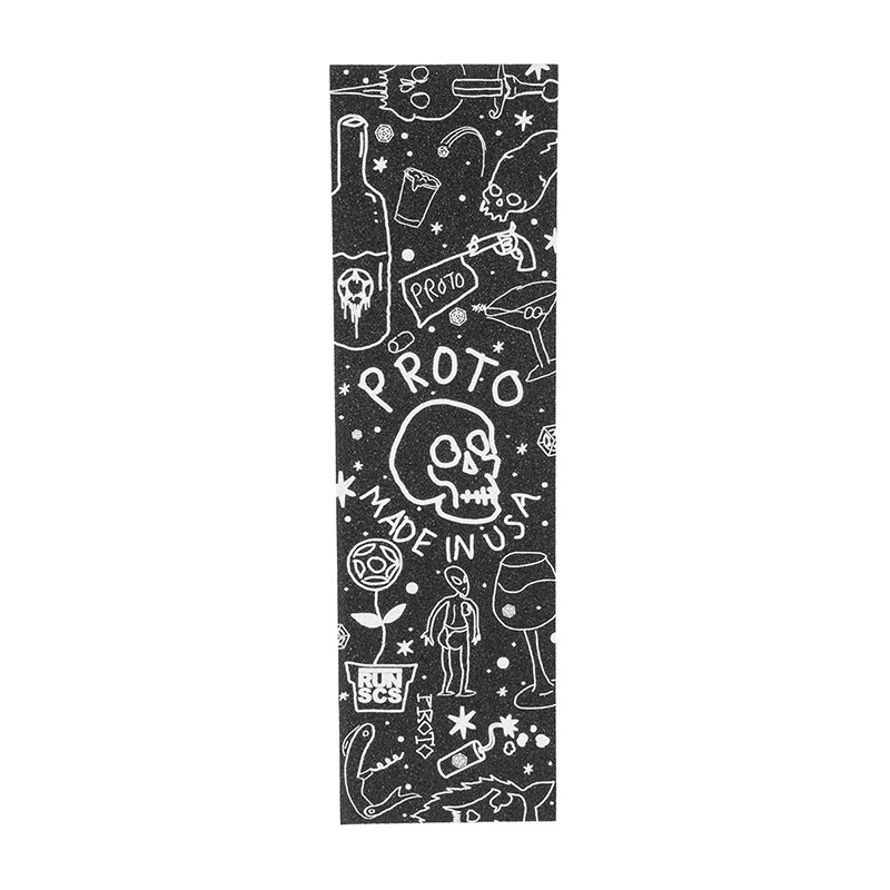 Proto Zuaso 7″ black scooter griptape skrejriteņu smilšpapīrs