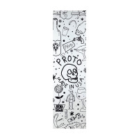 Proto Zuaso 7″ white scooter griptape skrejriteņu smilšpapīrs