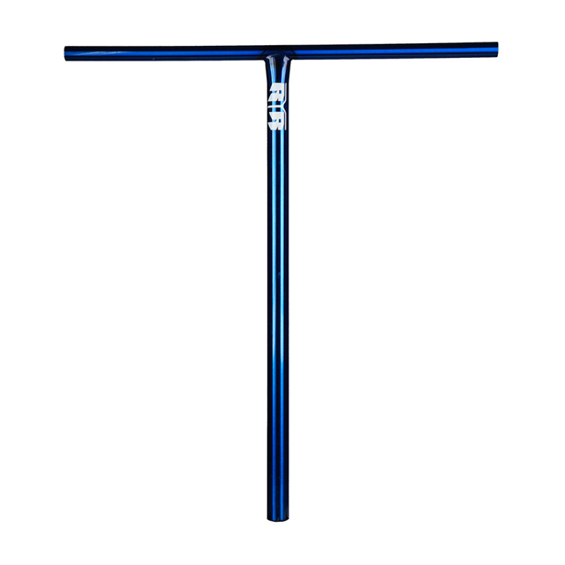 Raptor chromoly T bar 680x622mm blue scooter bar