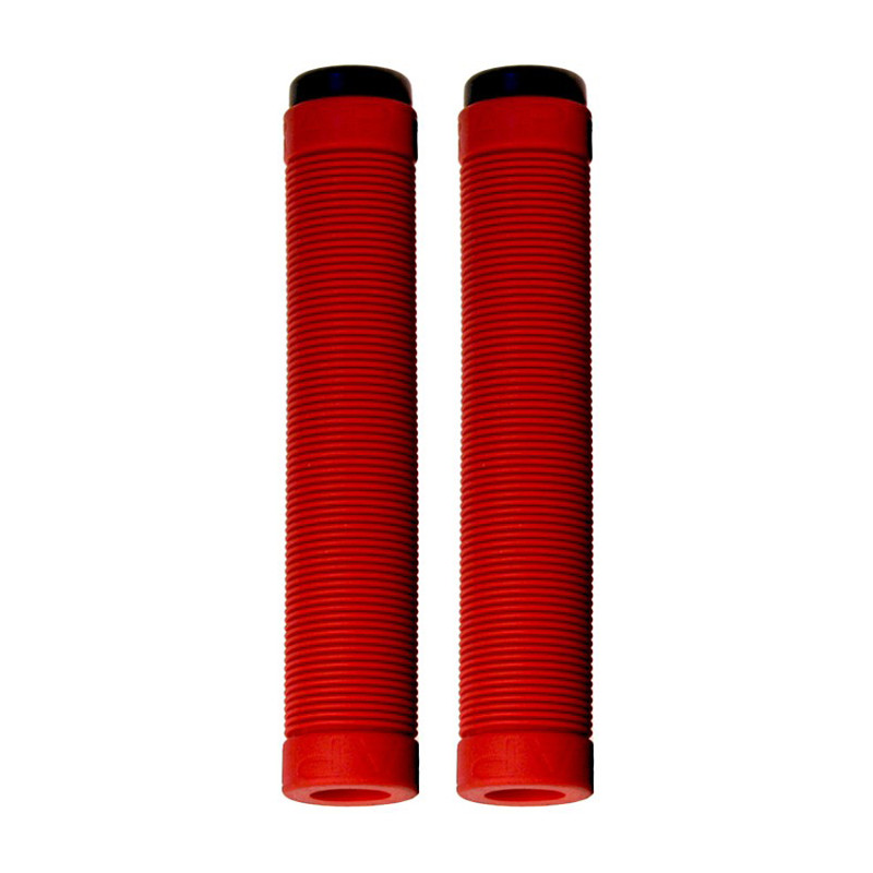 Raptor Tail Long red scooter hand grips