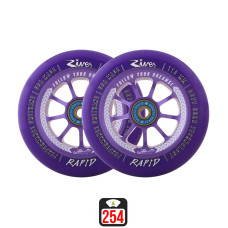 River Rapid Jordan Clark 110mm purple колеса для самокатов, 2 шт.