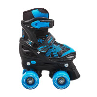 Roces Quaddy 3.0 adjustable black/blue bērnu rollerslidas