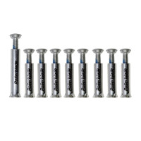 Rollerblade skates alu frame axle set, 9 gab.