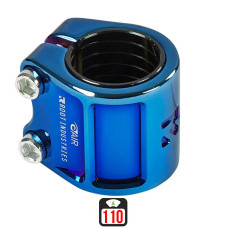 Root Air Double clamp blue ray зажим руля для самоката