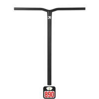Root AIR Titanium bend bar 660x600mm matte black scooter bar