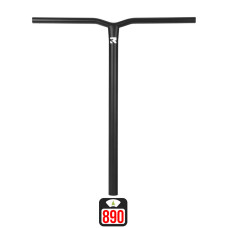 Root AIR Titanium bend bar 660x600mm matte black skrejriteņu stūre