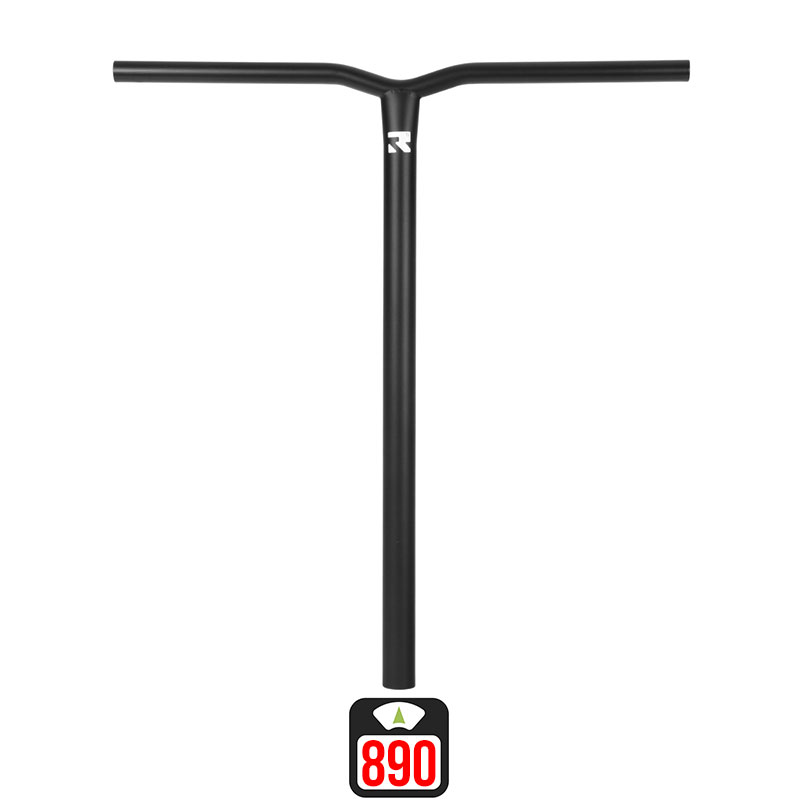 Root AIR Titanium bend bar 660x600mm matte black skrejriteņu stūre