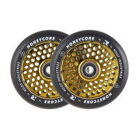 Root Honeycore 110mm black/gold skrejriteņu riteņi, 2 gab.