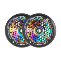 Root Honeycore 110mm black/neochrome skrejriteņu riteņi, 2 gab.