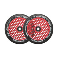 Root Honeycore 120mm black/red skrejriteņu riteņi, 2 gab.