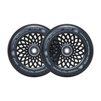 Root Lotus 110mm black skrejriteņu riteņi, 2 gab.