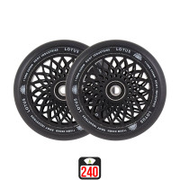 Root Lotus Wide 110mm black skrejriteņu riteņi, 2 gab.