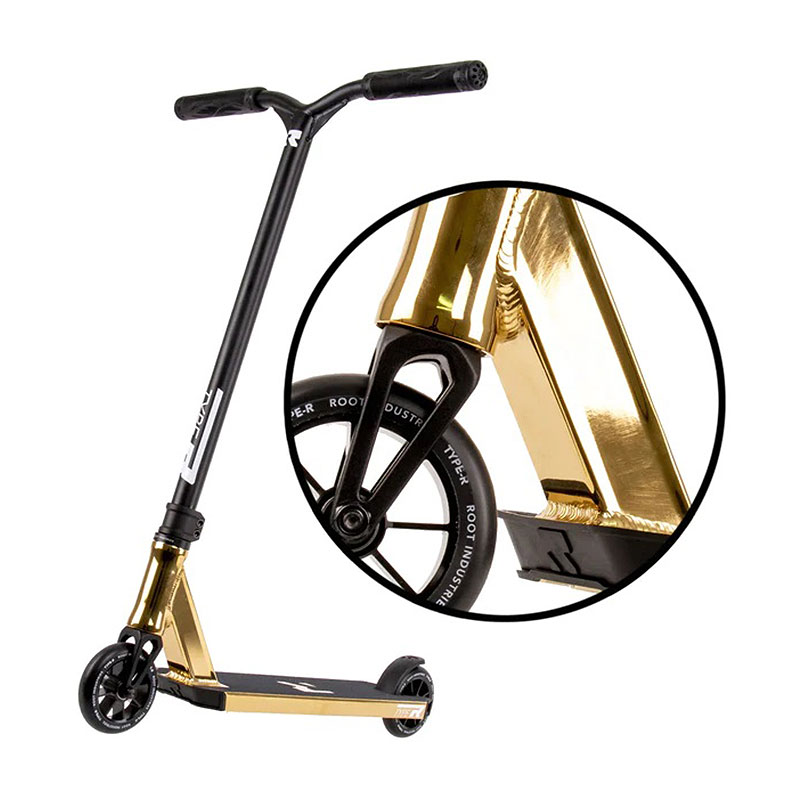 Root Type R gold rush pro stunt scooter