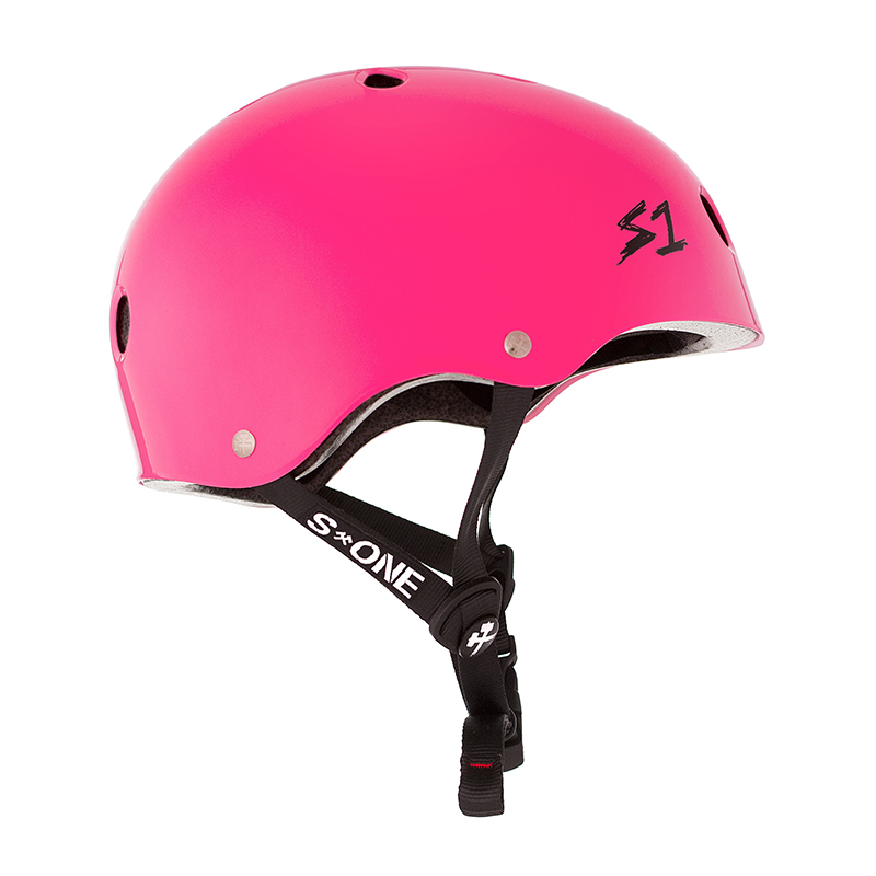 S1 Lifer hot pink gloss helmet