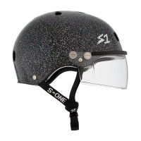 S1 Lifer visor black gloss glitter helmet