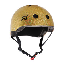 S1 Mini Lifer gold gloss glitter шлем