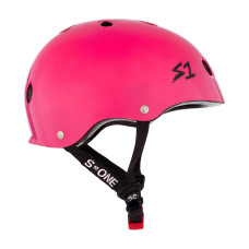 S1 Mini Lifer hot pink gloss helmet