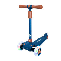 Story Mini Friends LED deluxe blue trīsriteņu bērnu skrejritenis