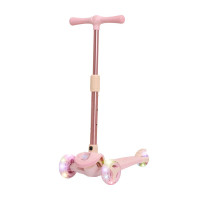 Story Mini Friends LED deluxe pink trīsriteņu bērnu skrejritenis