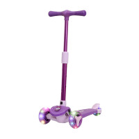 Story Mini Friends LED deluxe purple trīsriteņu bērnu skrejritenis
