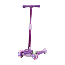 Story Mini Friends LED deluxe purple трехколесный детский самокат