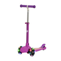 Story Mini LED purple kids 3 wheel scooter