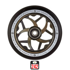 Striker Essence V3 110mm metallic black колеса для самокатов, 1 шт.